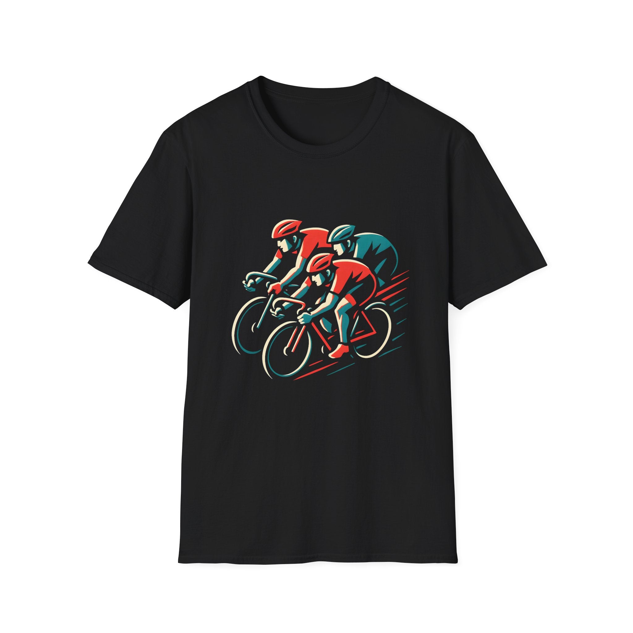 Cyclists Racing Scene T-Shirt