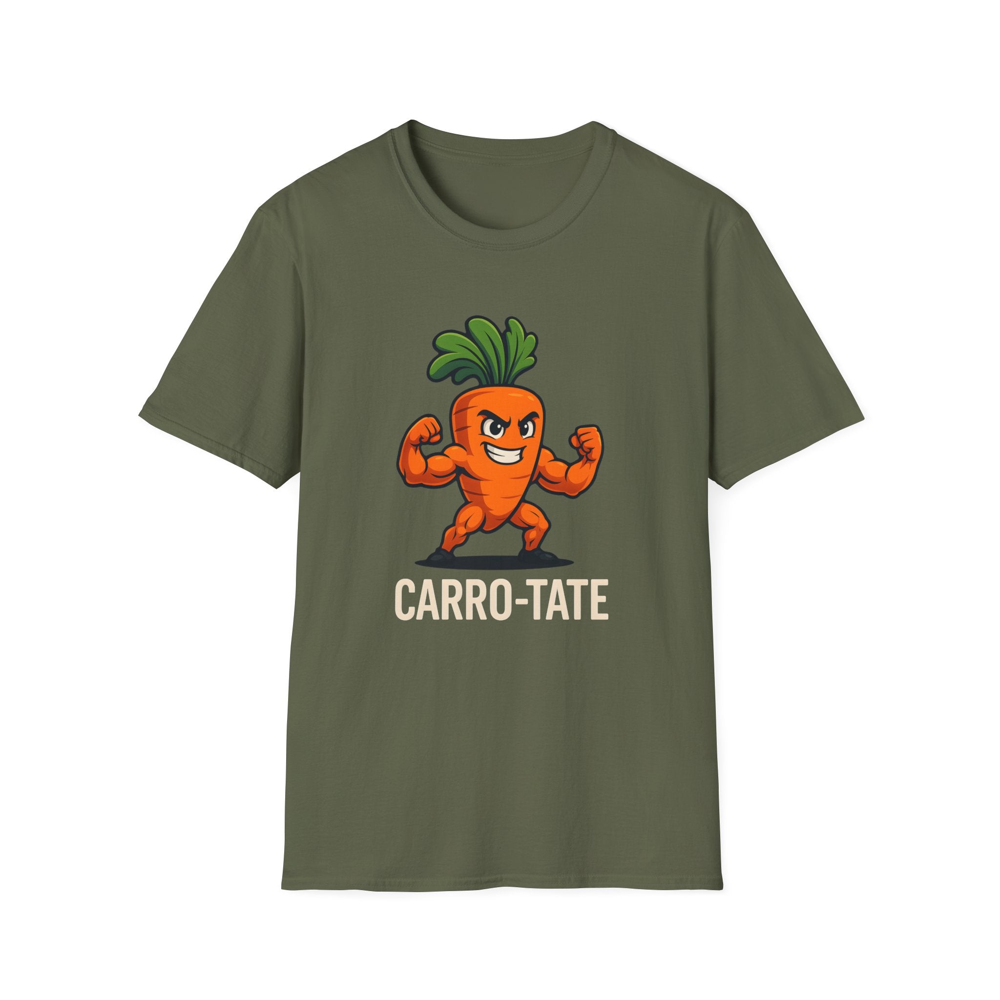 Muscular Carrot Mascot T-Shirt