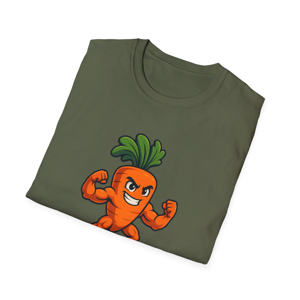 Muscular Carrot Mascot T-Shirt
