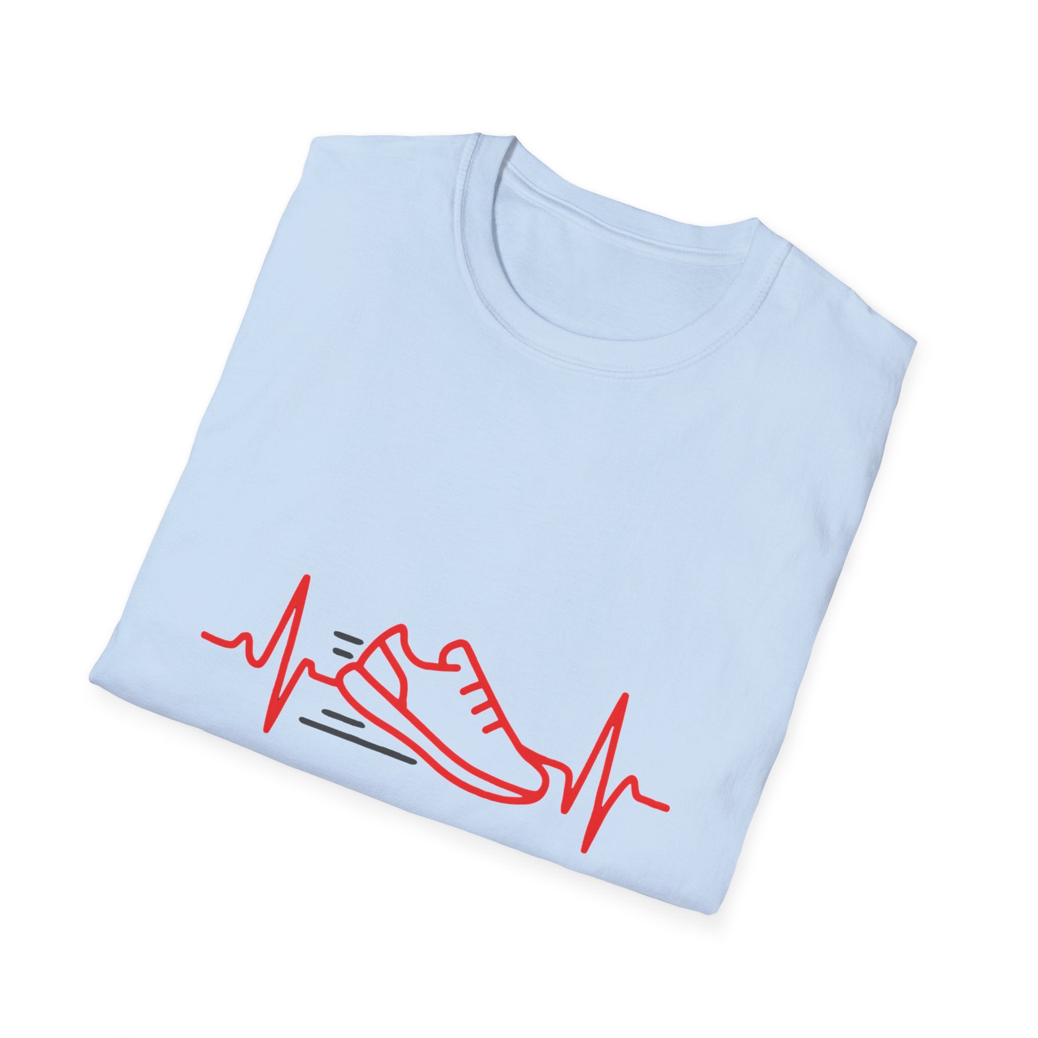 Sneaker Heartbeat Illustration T-Shirt
