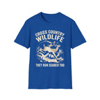 Cross Country Wildlife Run Scared Too Dark T-Shirt