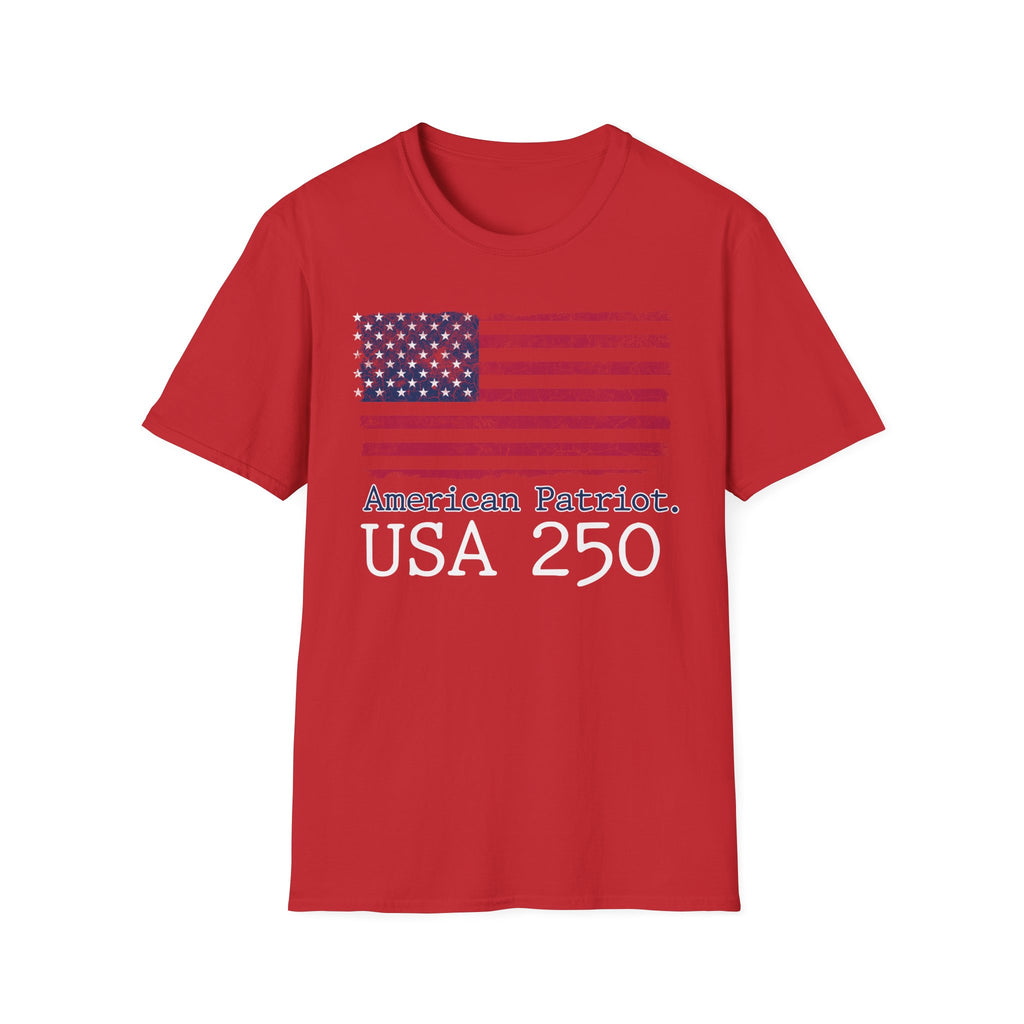 American Patriot 250 Stars and Stripes Vintage Gym T-Shirt