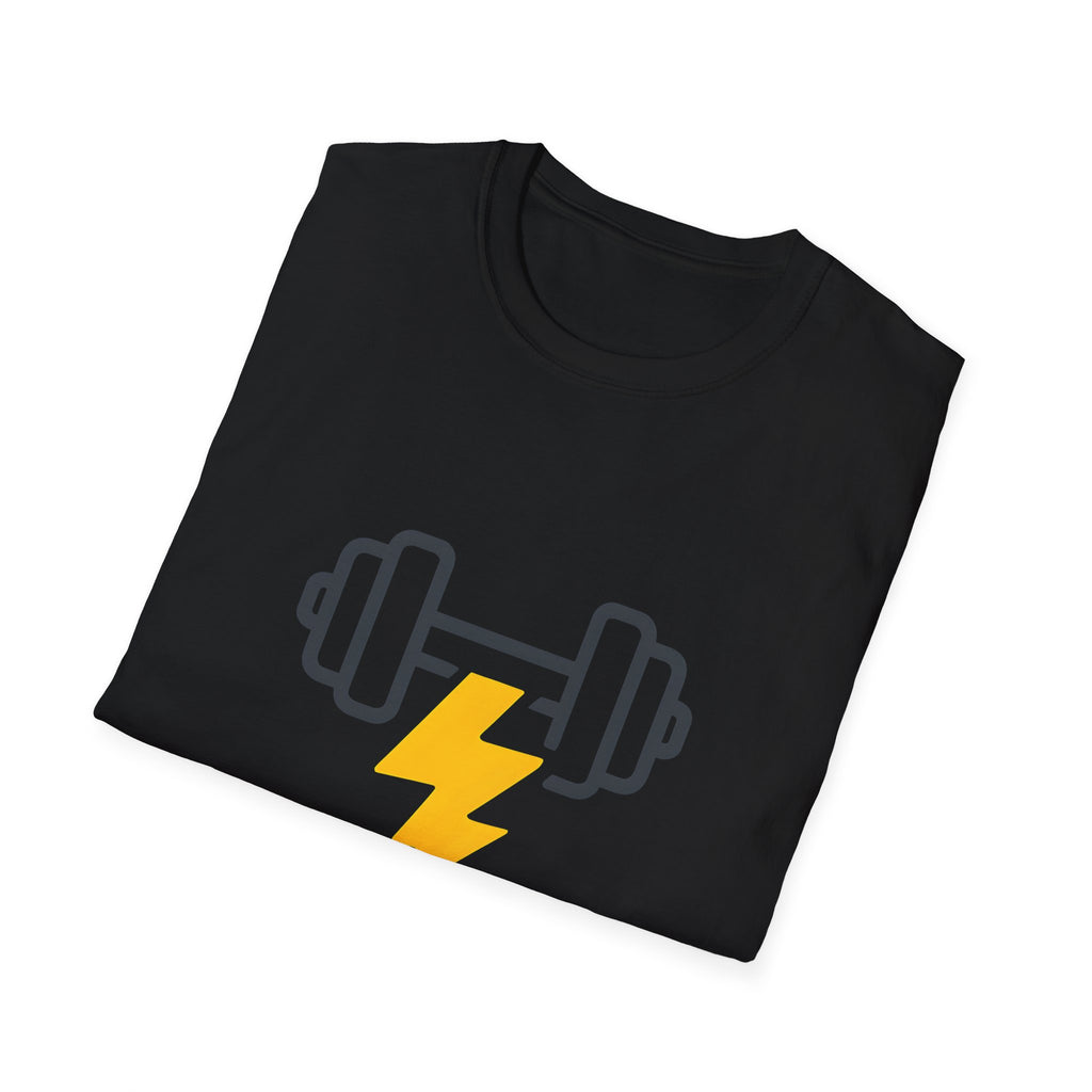Lightning bolt dumbbell T-Shirt