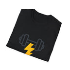 Lightning bolt dumbbell T-Shirt