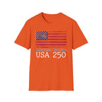 American Patriot 250 Stars and Stripes Vintage Gym T-Shirt