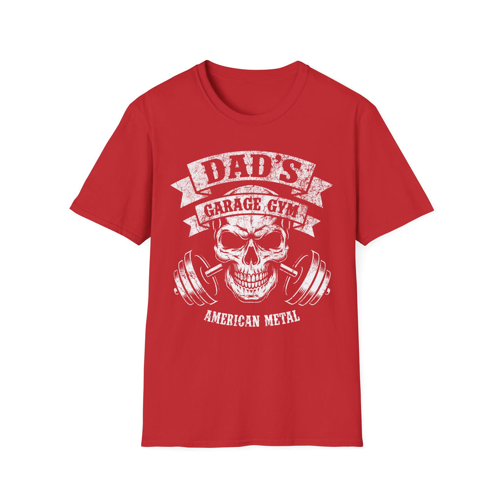 Dads Garage American Metal Graphic Vintage Gym Tee-Shirt
