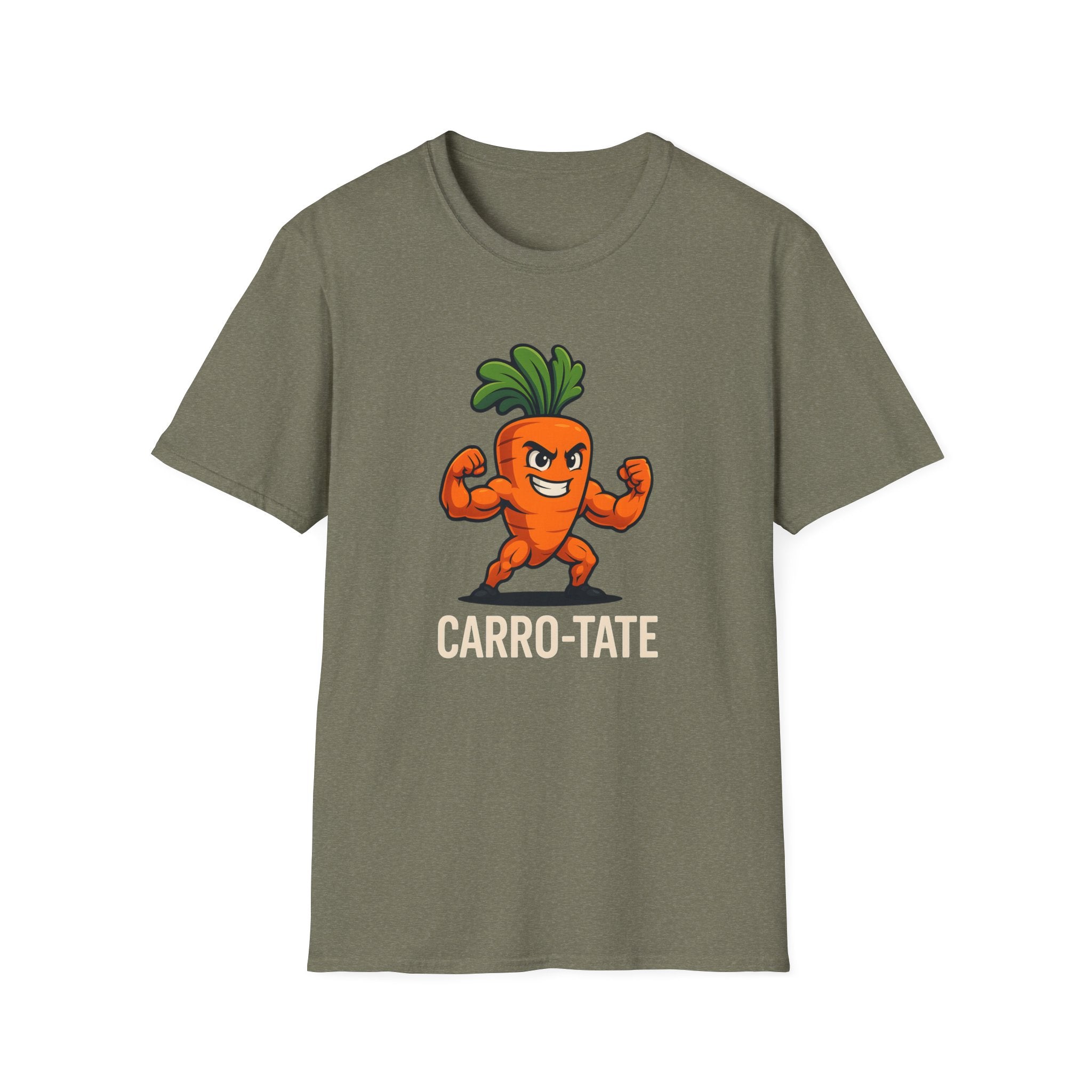 Muscular Carrot Mascot T-Shirt