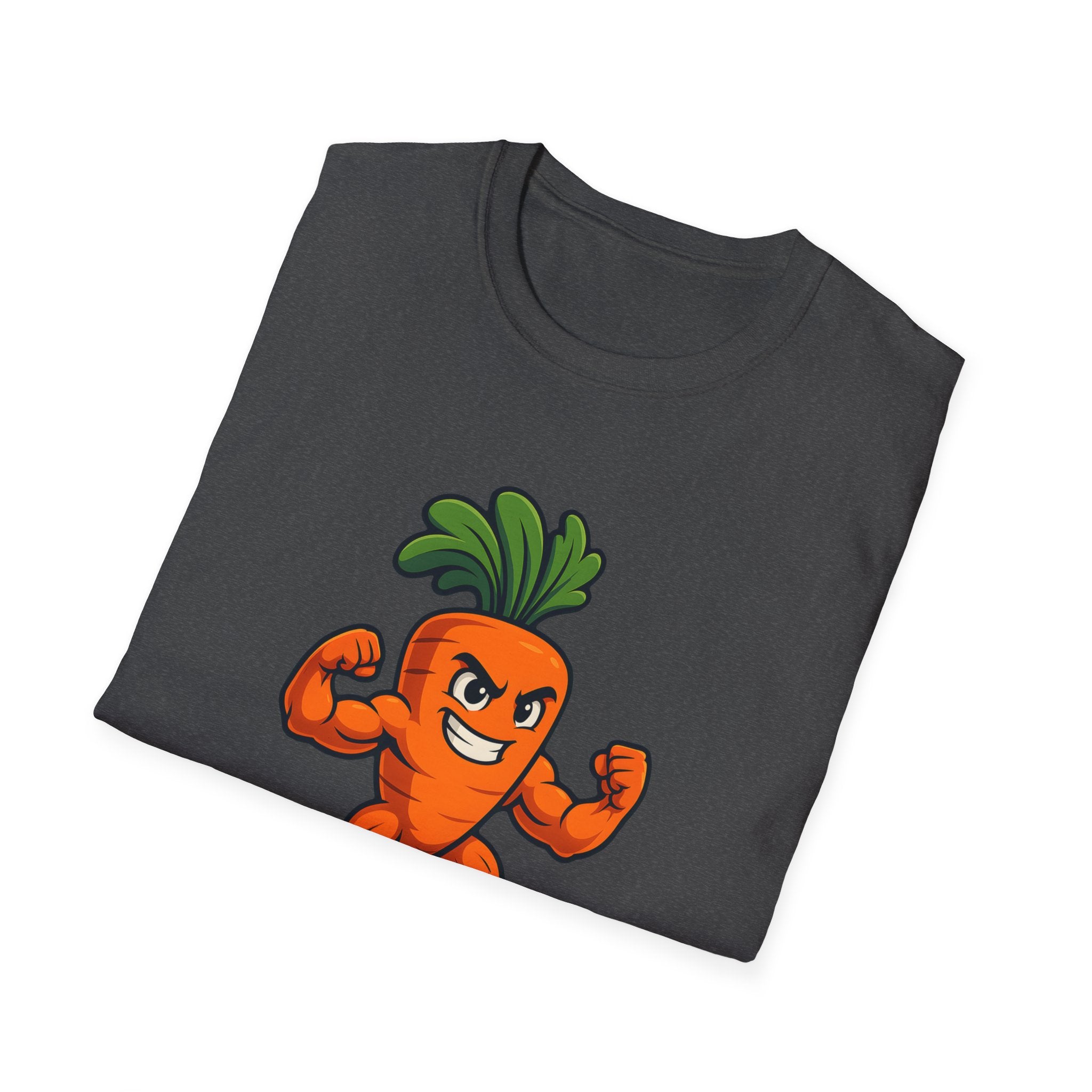 Muscular Carrot Mascot T-Shirt