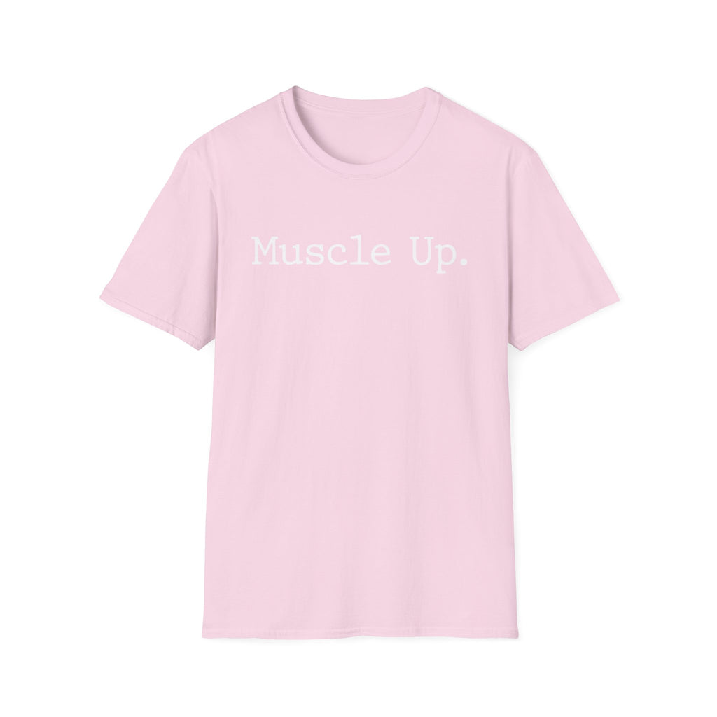 Muscle Up Typographic Vintage Gym T-Shirt