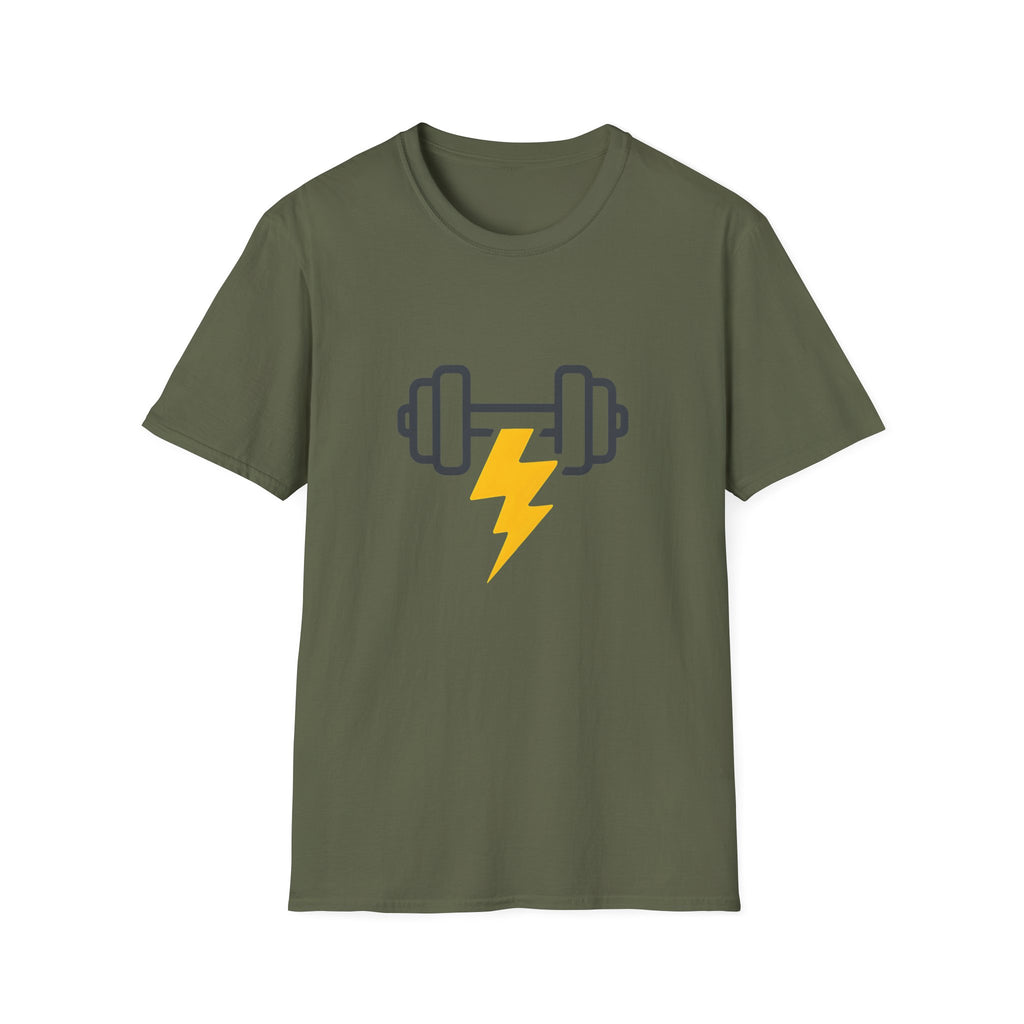Lightning bolt dumbbell T-Shirt