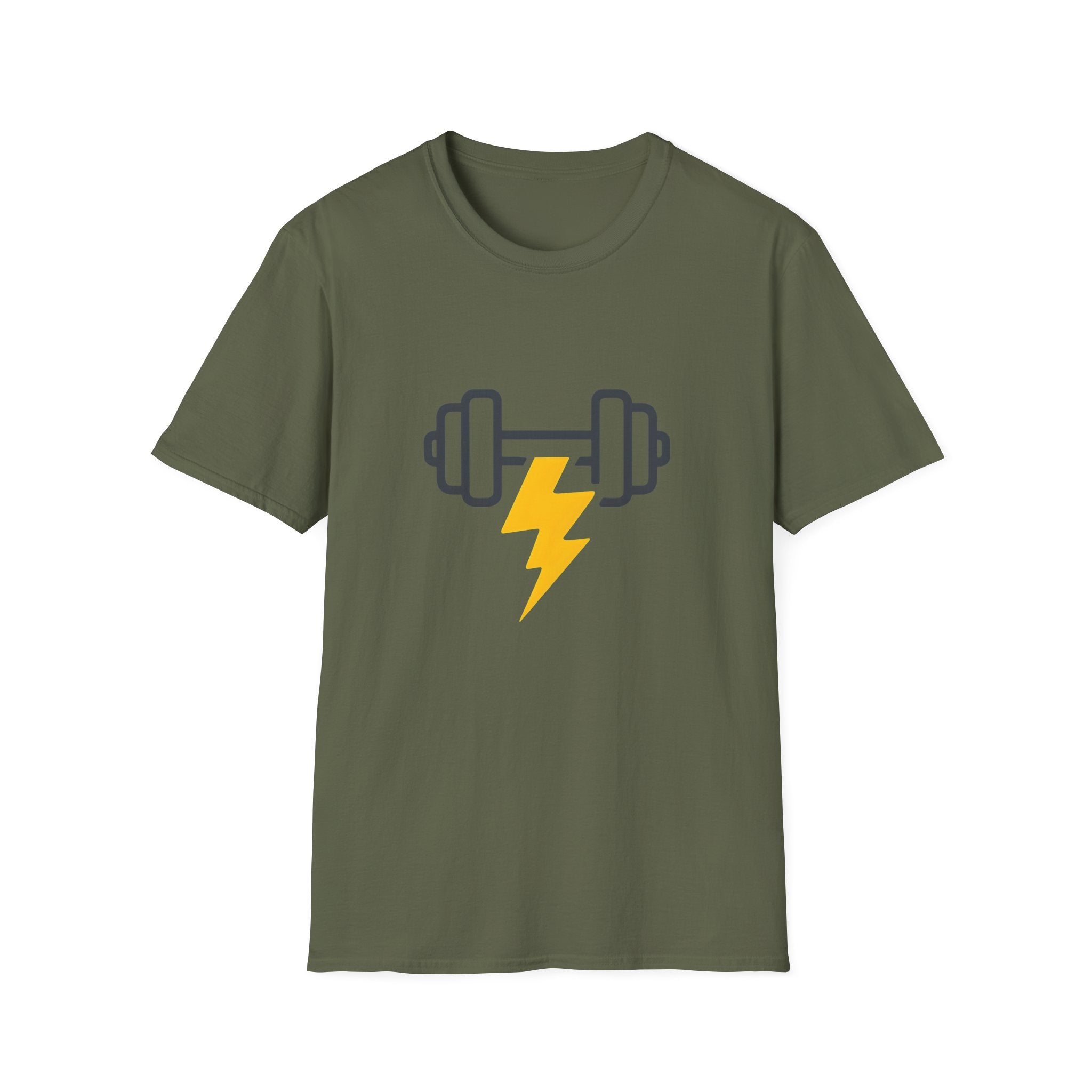 Lightning bolt dumbbell T-Shirt