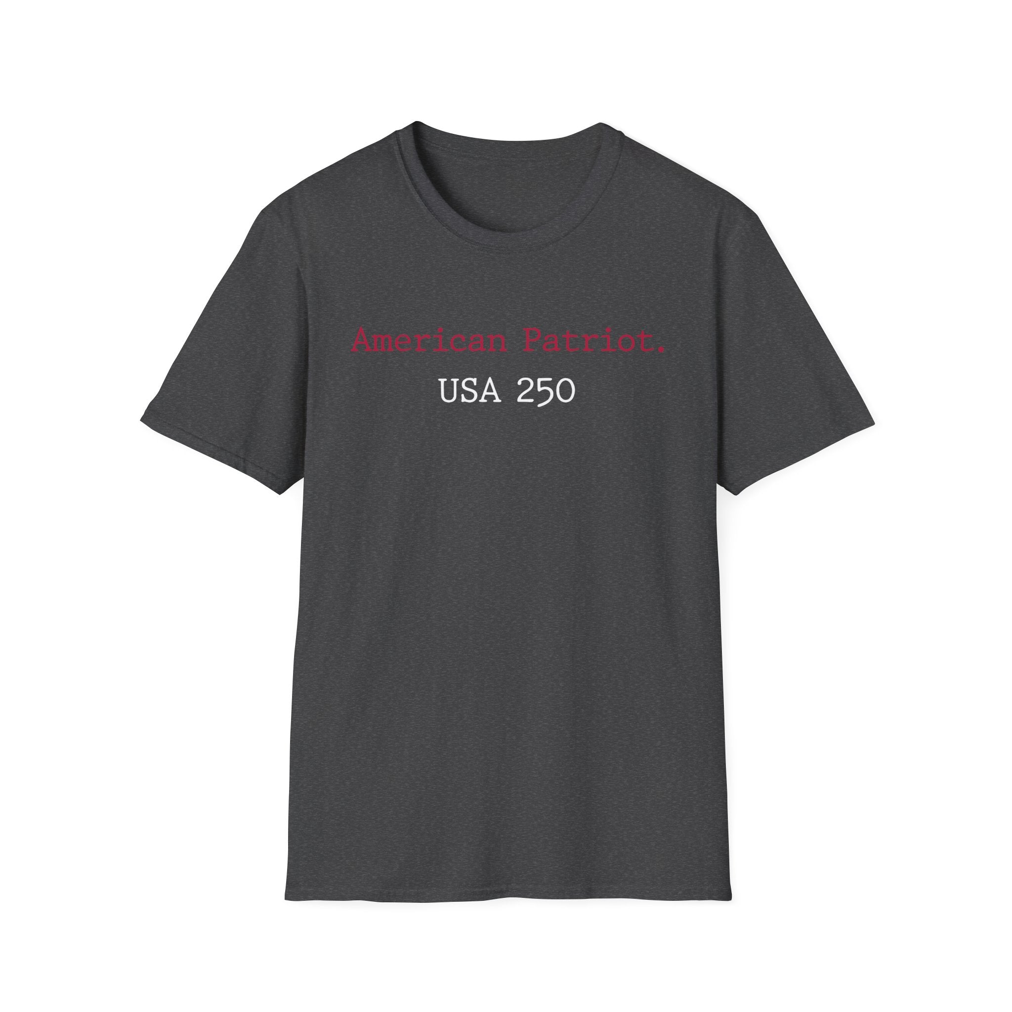 American Patriot US 250 Typographic Vintage Gym T-Shirt