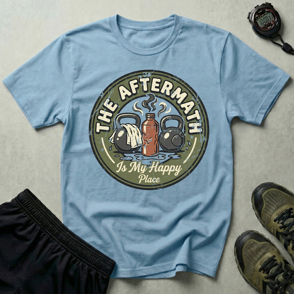 The Aftermath Is My Happy Place Gym T-Shirt