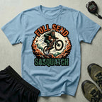Full Send Sasquatch Mountain Biking T-Shirt