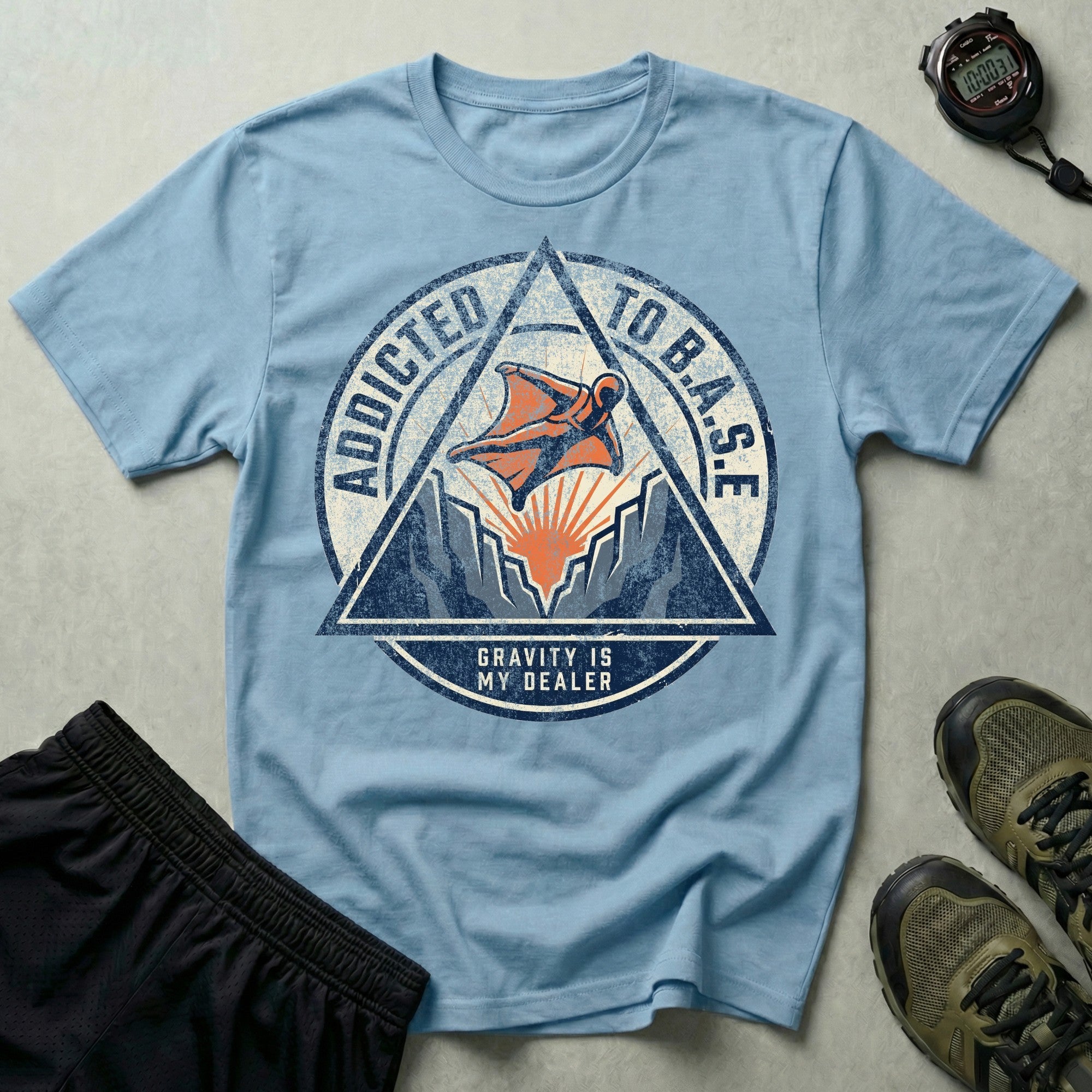 Addicted To B.A.S.E Sky Diving T-Shirt