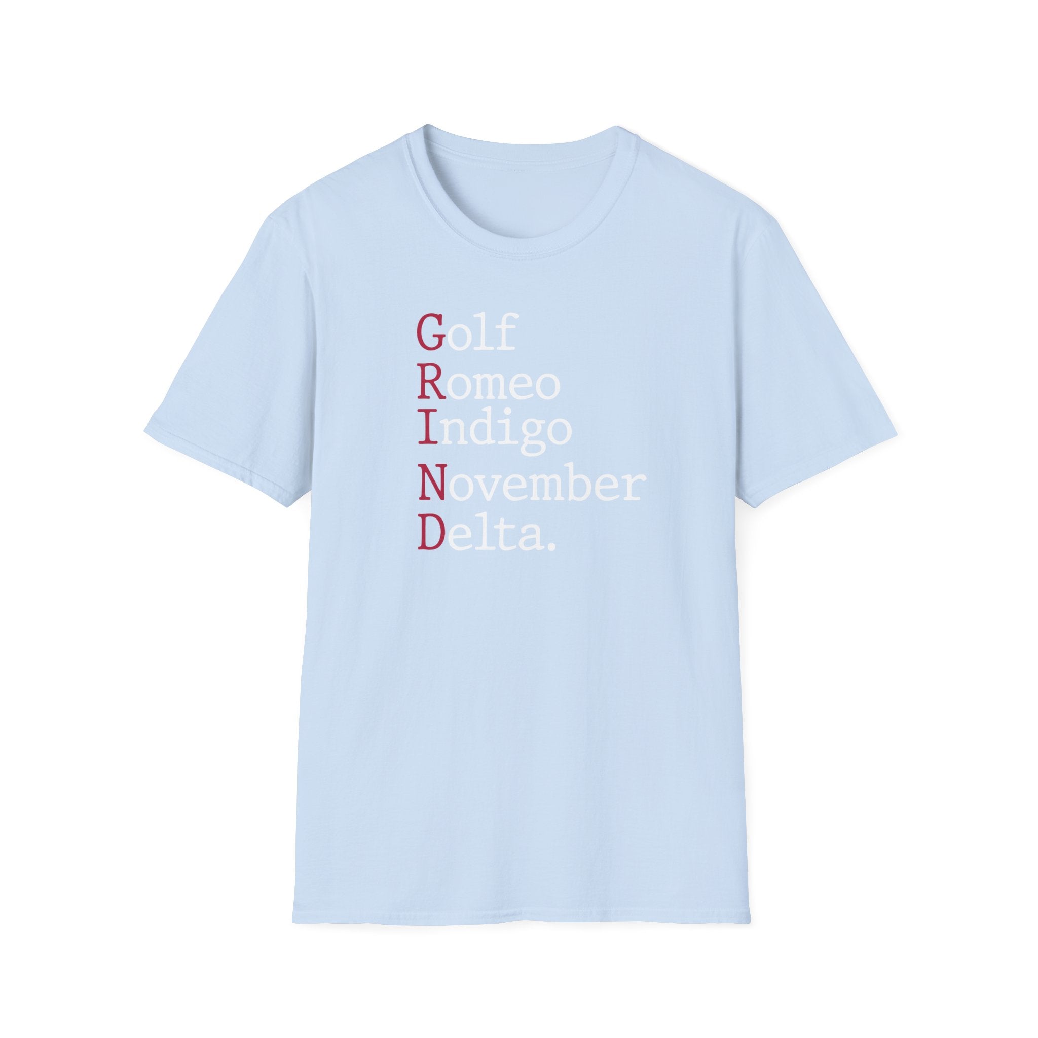 GRIND Phonetic Typographic Vintage Gym T-Shirt