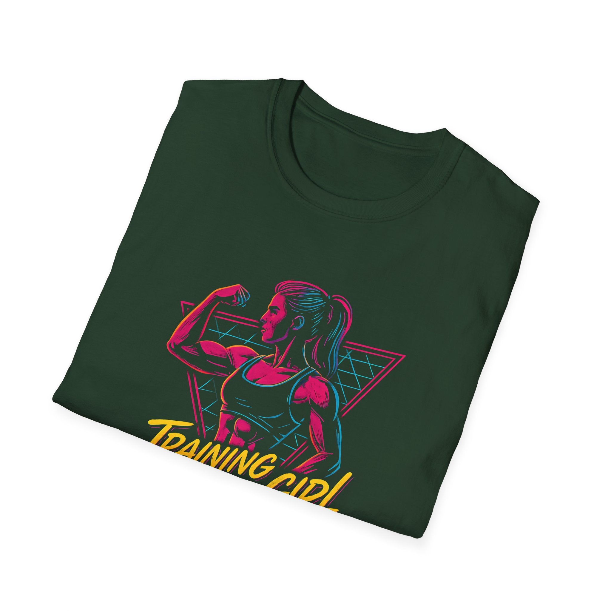 Neon Female Bodybuilder T-Shirt