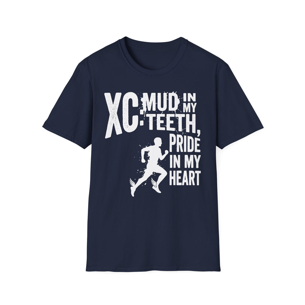 Cross Country Running Mud In My Teeth Gym T-Shirt