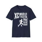 Cross Country Running Mud In My Teeth Gym T-Shirt