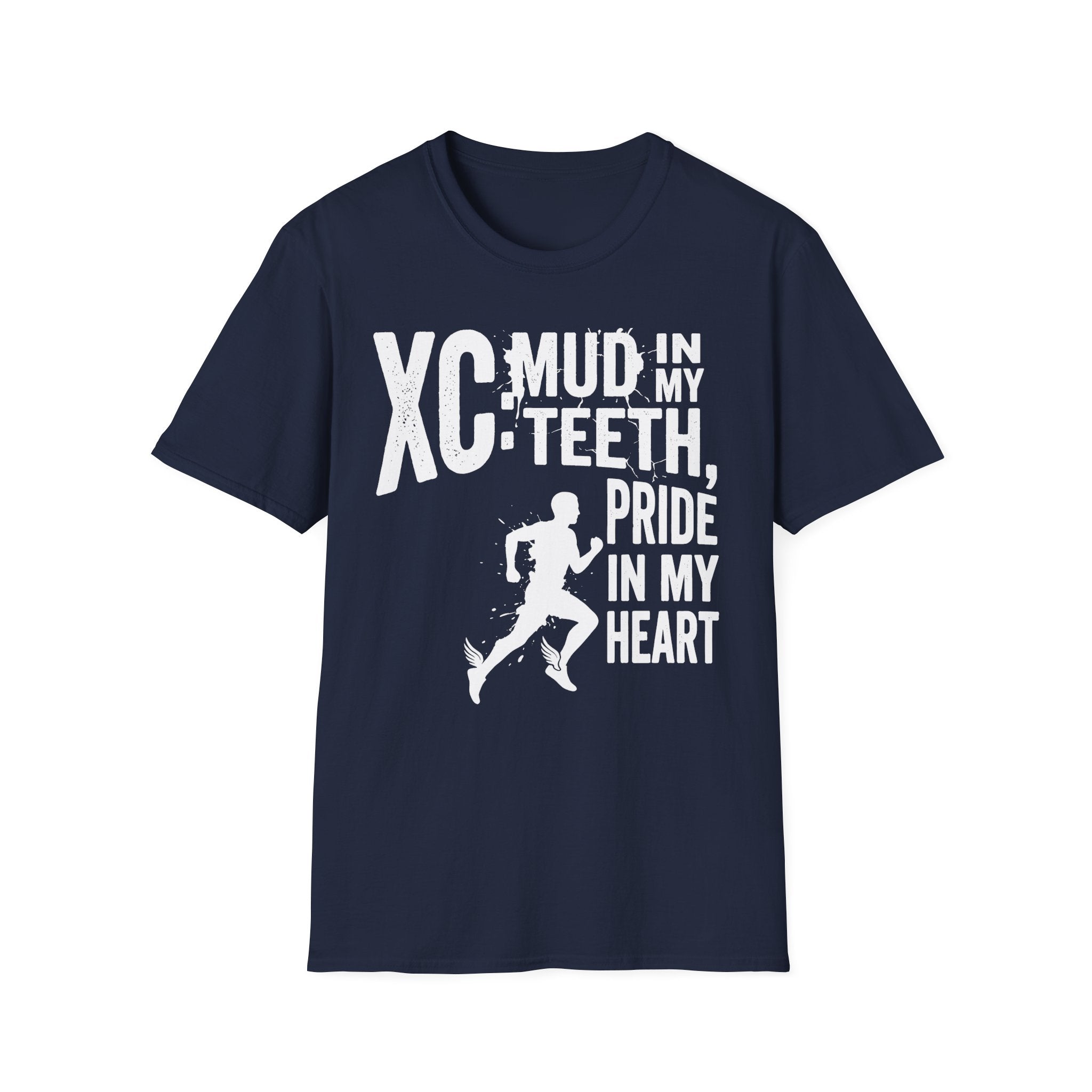 Cross Country Running Mud In My Teeth Gym T-Shirt
