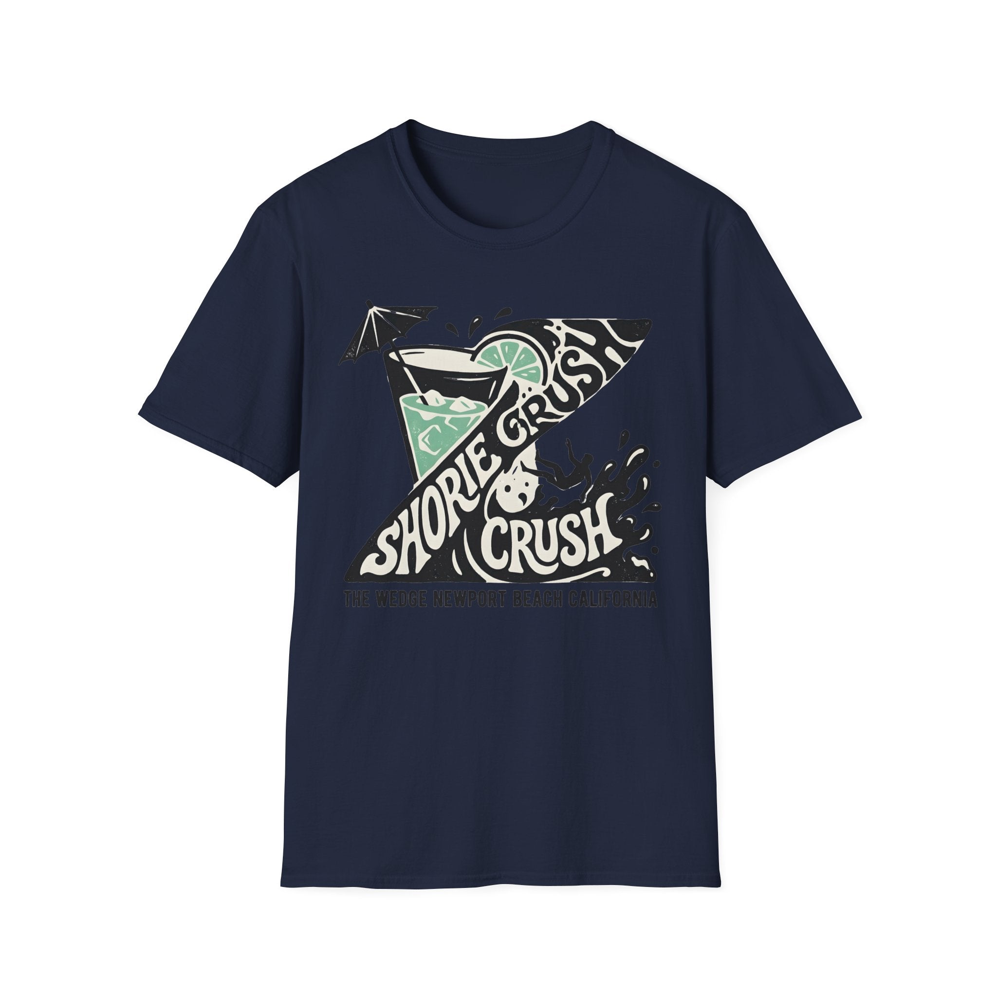 Shorie Crush The Wedge Surf Designer T-Shirt