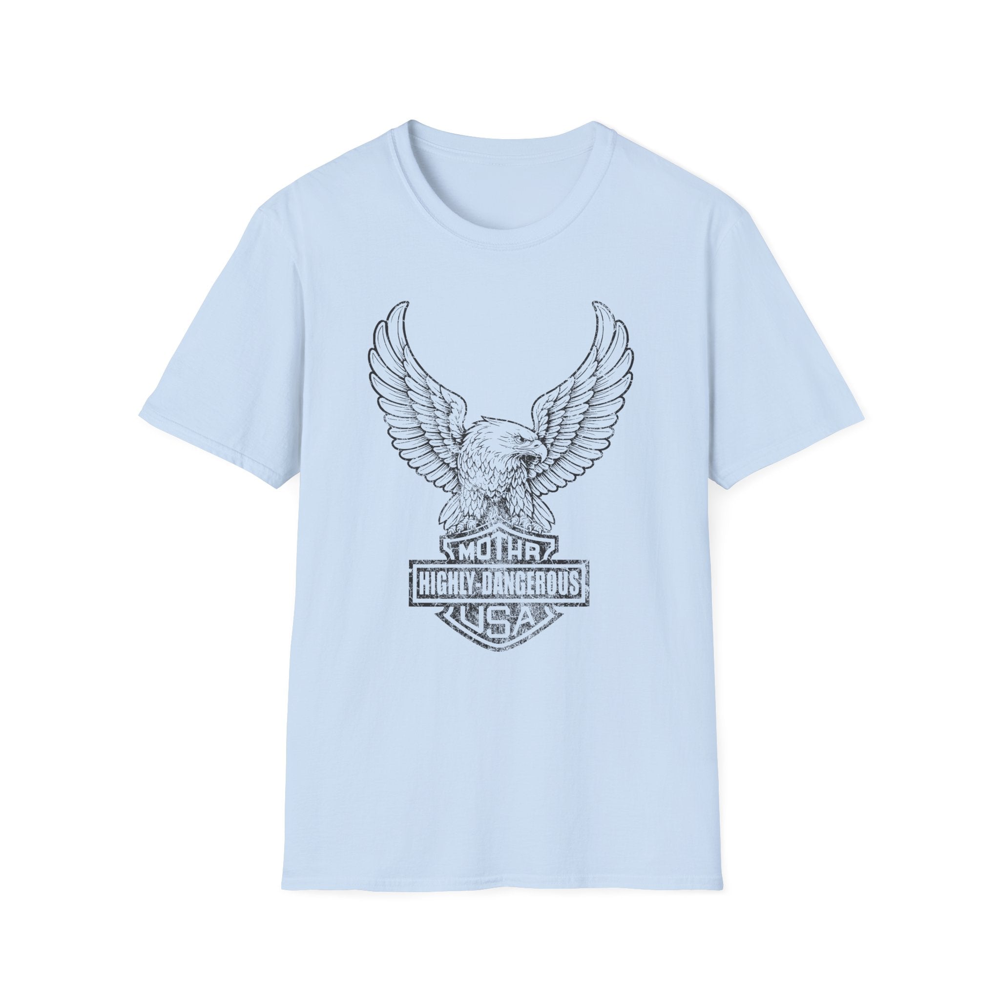 Danger Eagle Graphic Retro Gym T-Shirt
