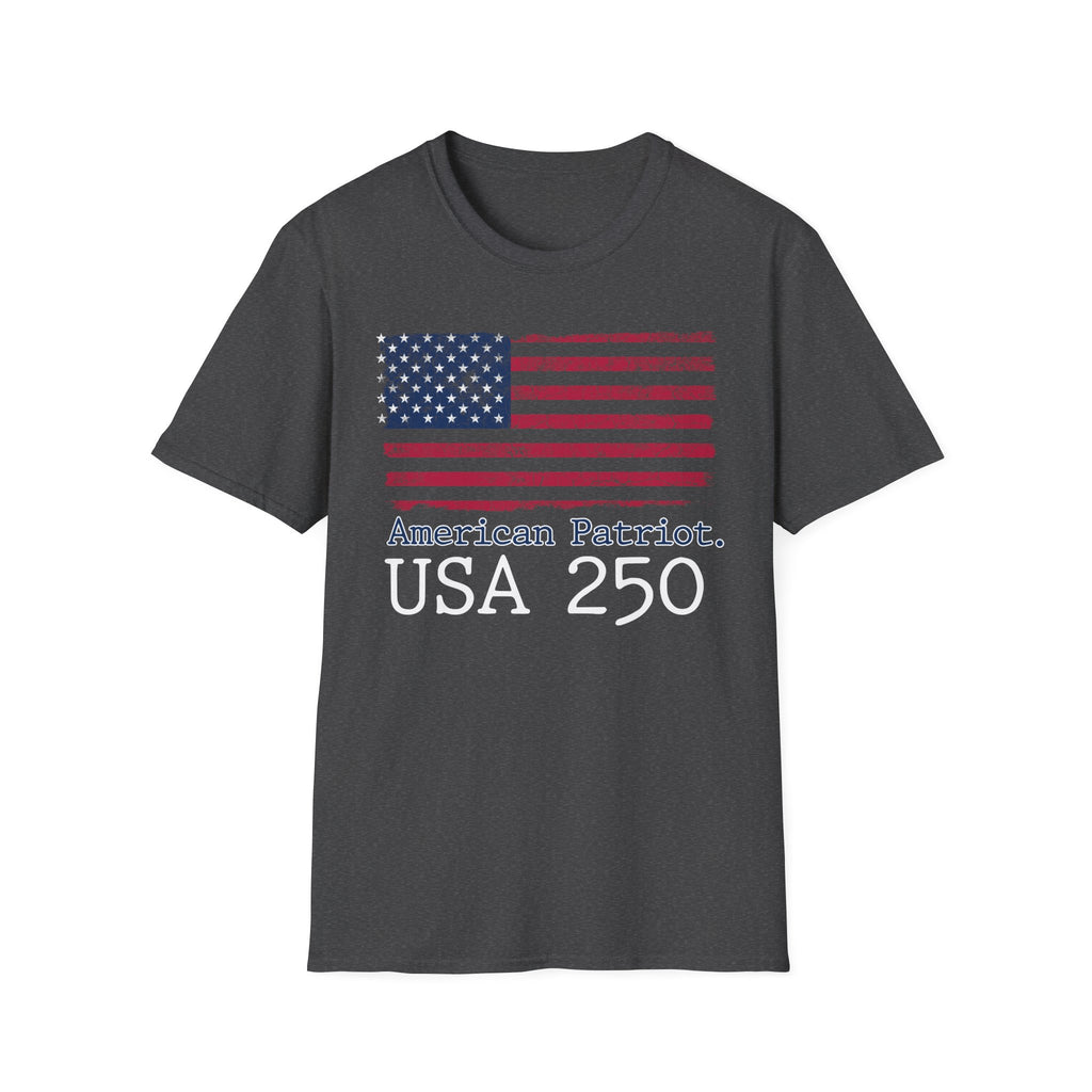 American Patriot 250 Stars and Stripes Vintage Gym T-Shirt