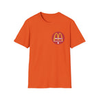 McSlays Gym Badge Graphic Vintage Gym T-Shirt