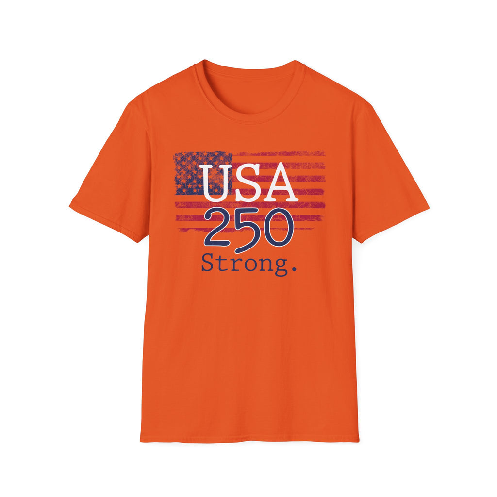 USA 250 Strong Gym Vintage Gym T-Shirt