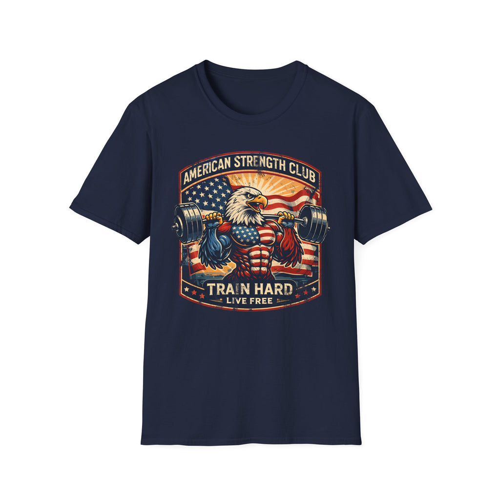 Amercan Strength Club Gymwear Stay Free T-Shirt