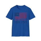 American Patriot USA 250 Graphic Vintage Gym T-Shirt