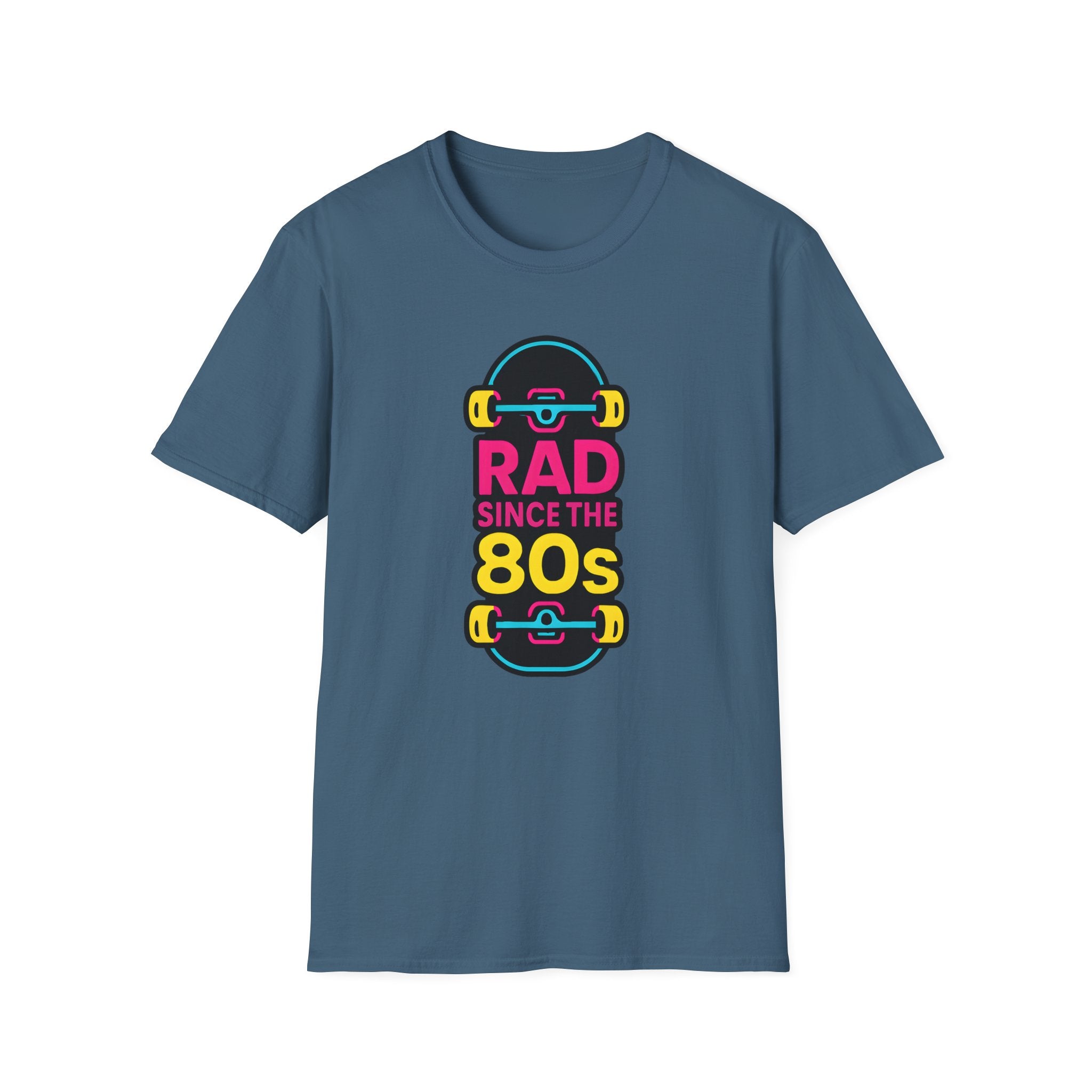 Neon 80s Skateboard T-Shirt