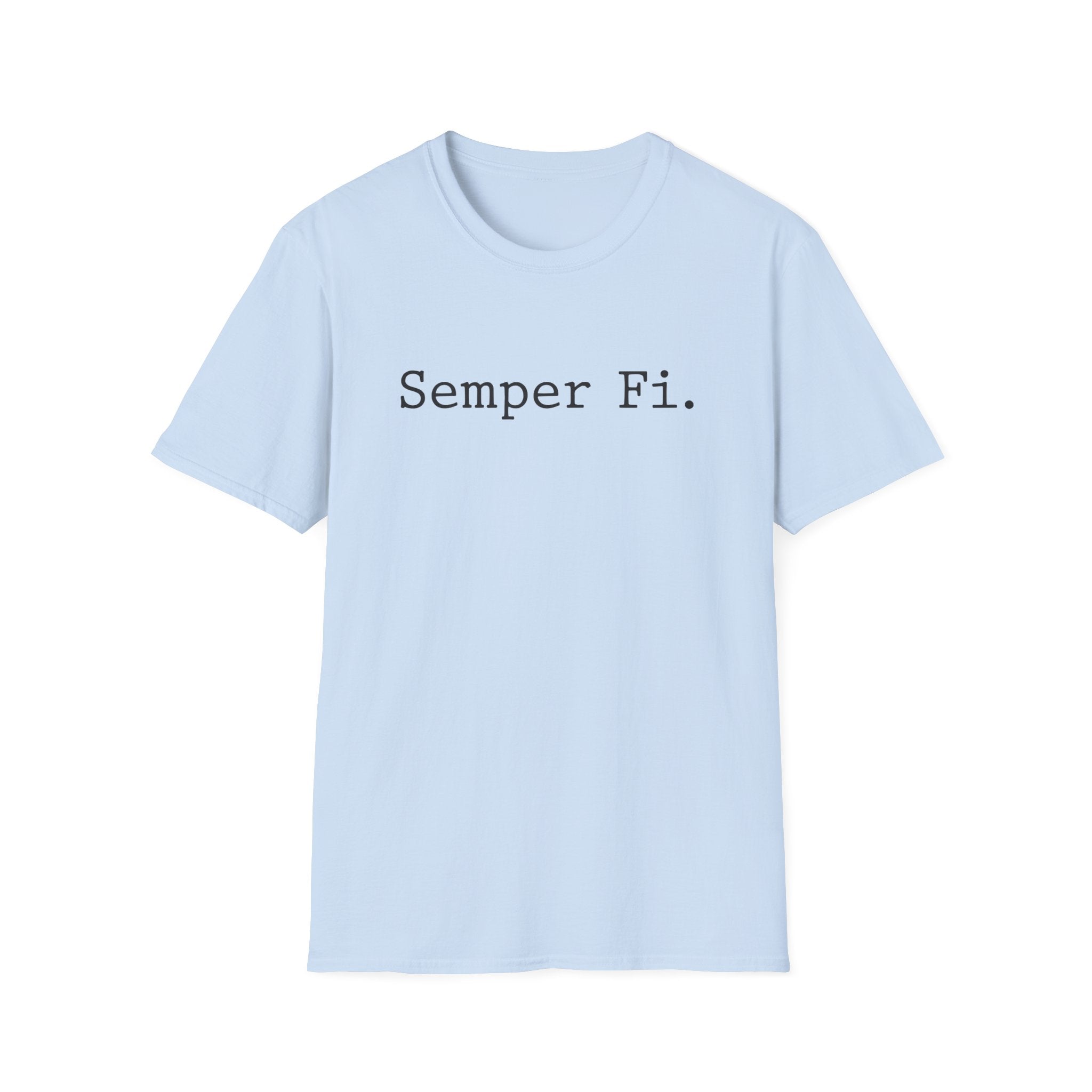 Semper Fidelis Typographic Vintage Gym T-Shirt