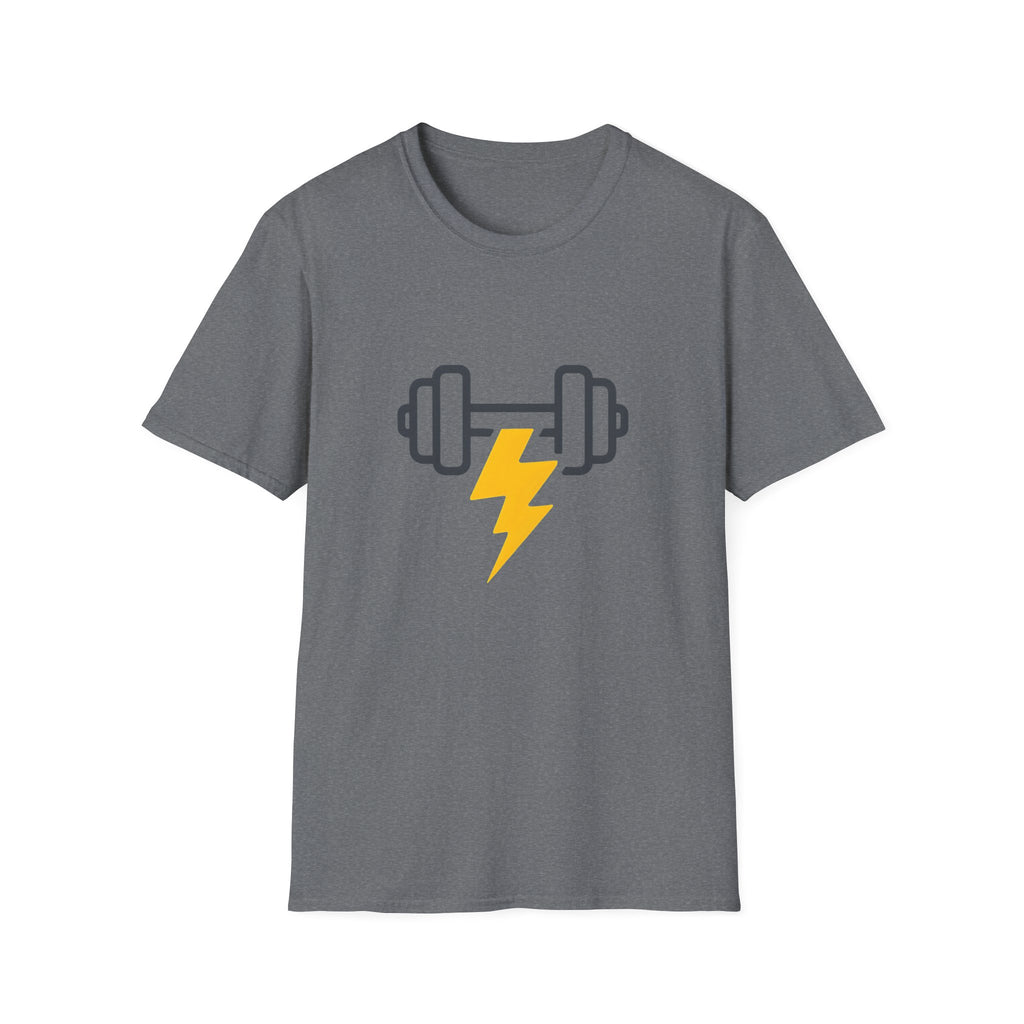 Lightning bolt dumbbell T-Shirt