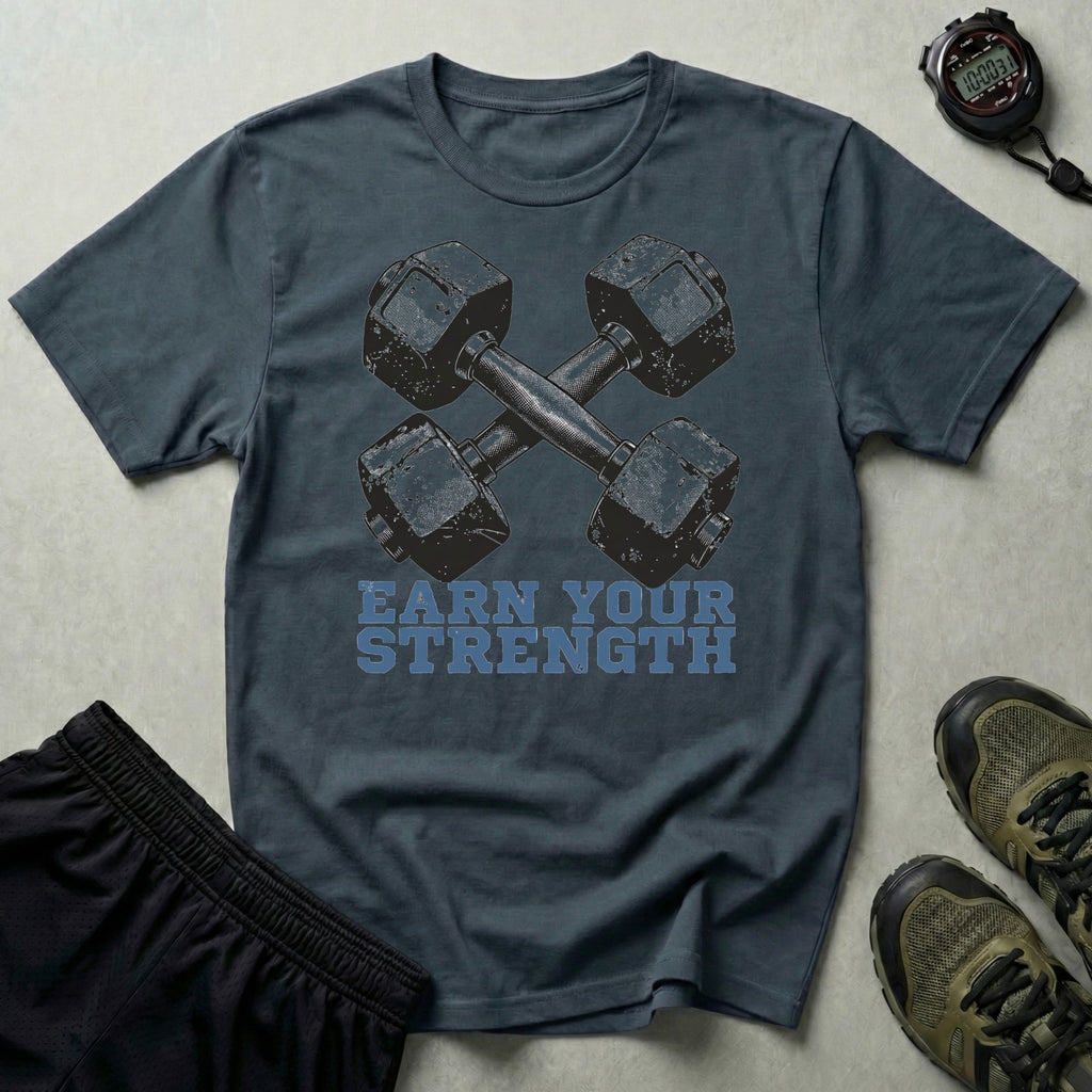 Earn Your Strength Gym T-Shirt