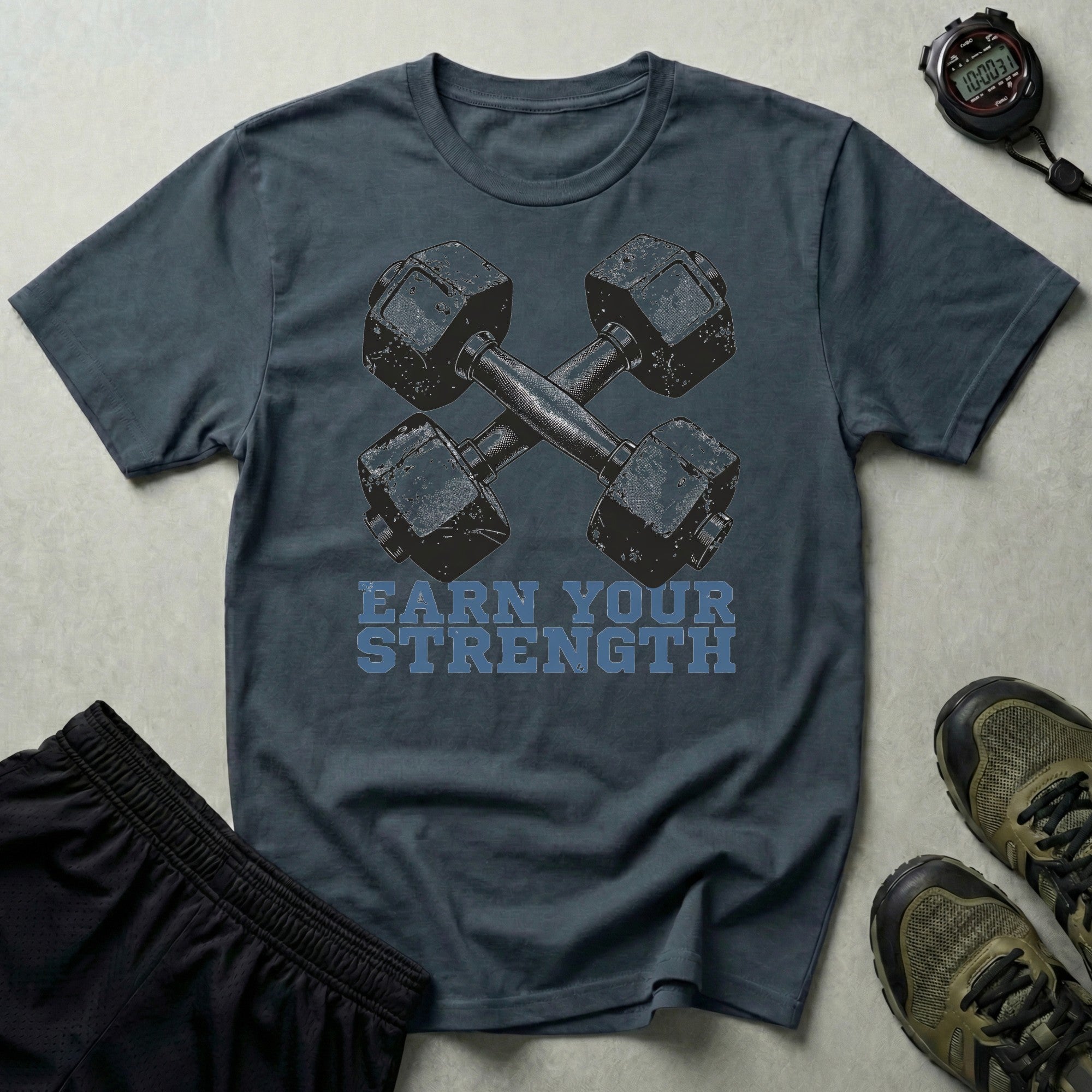 Earn Your Strength Gym T-Shirt
