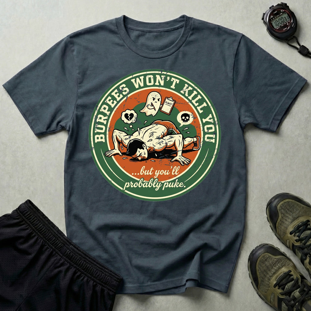 Burpees Wont Kill You Gym T-Shirt