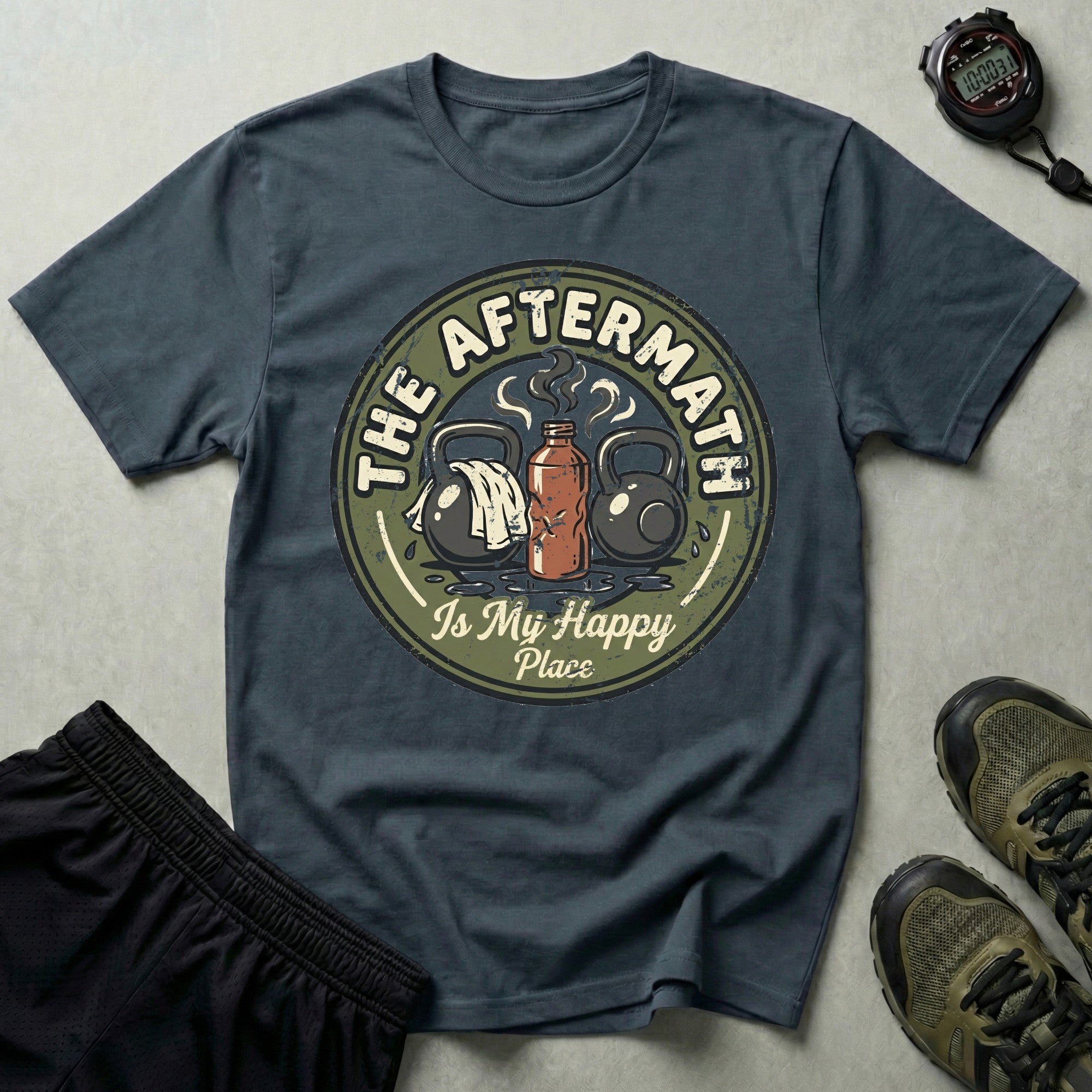 The Aftermath Is My Happy Place Gym T-Shirt