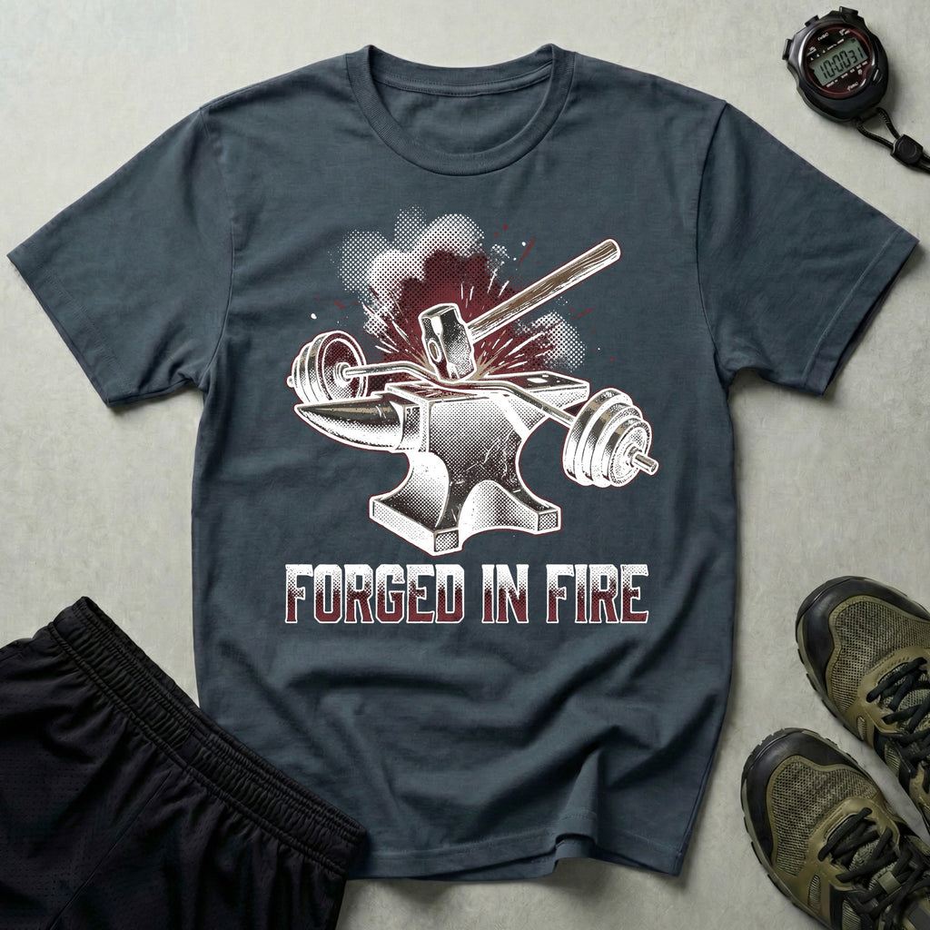 Forged In Fire Bodybuilding T-Shirt
