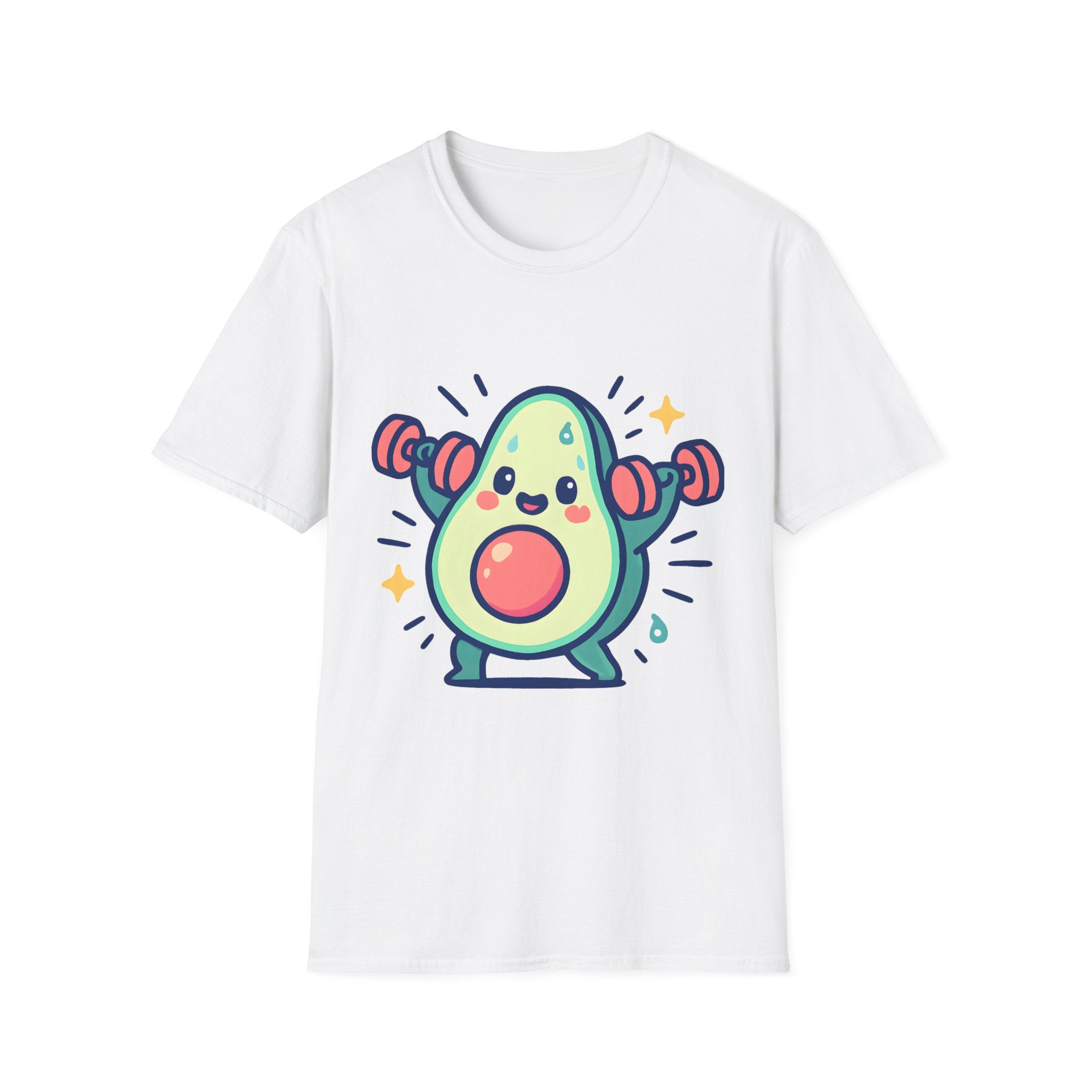 Avocado Lifting Weights T-Shirt