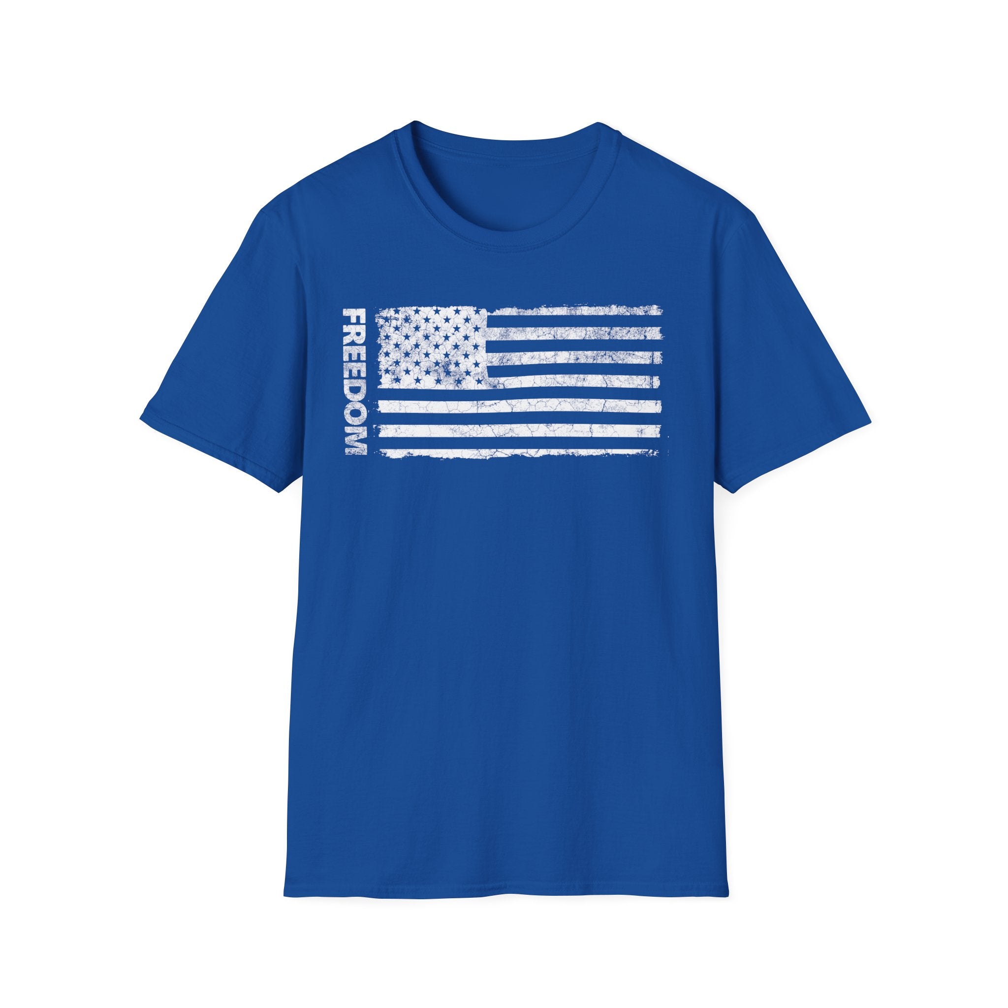 USA Freedom Flag Vintage Gym T-Shirt