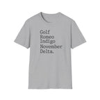 GRIND Phonetic Typograph Vintage Gym T-Shirt