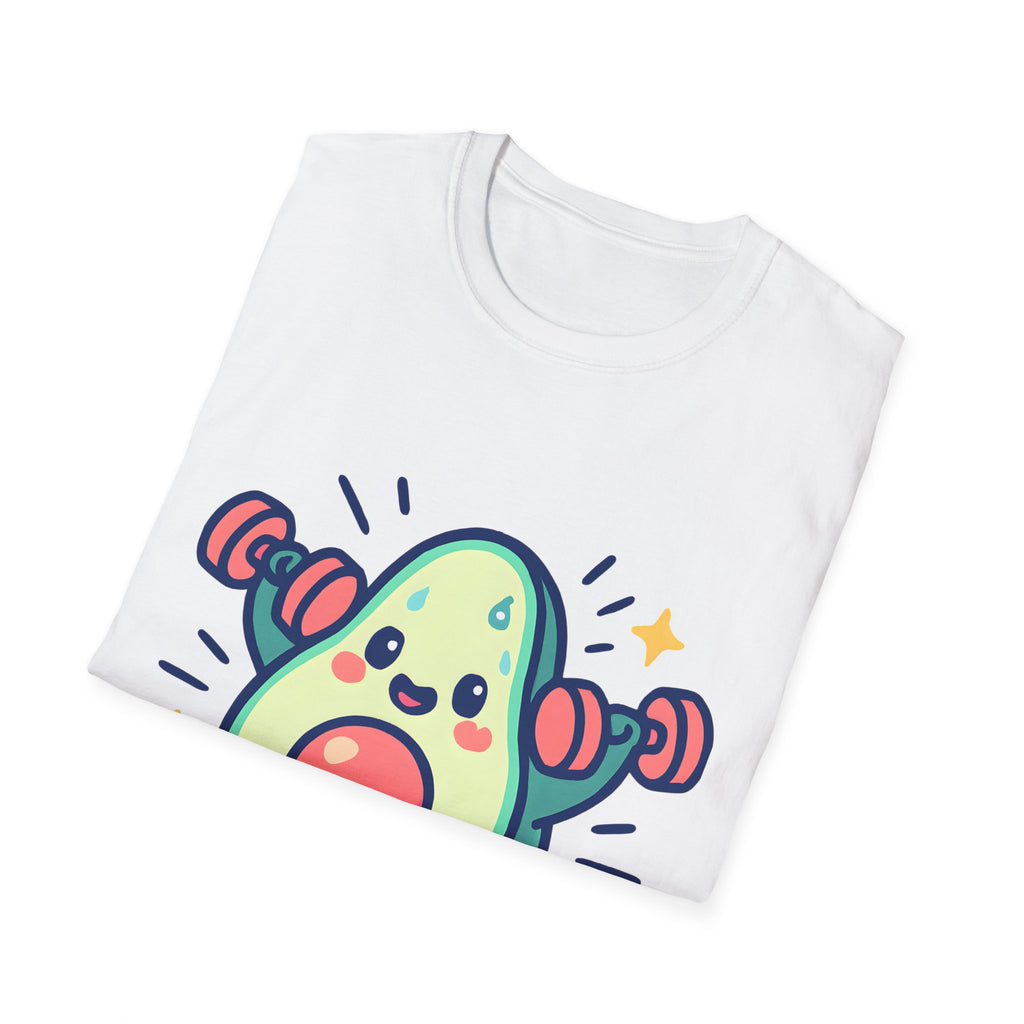 Avocado Lifting Weights T-Shirt