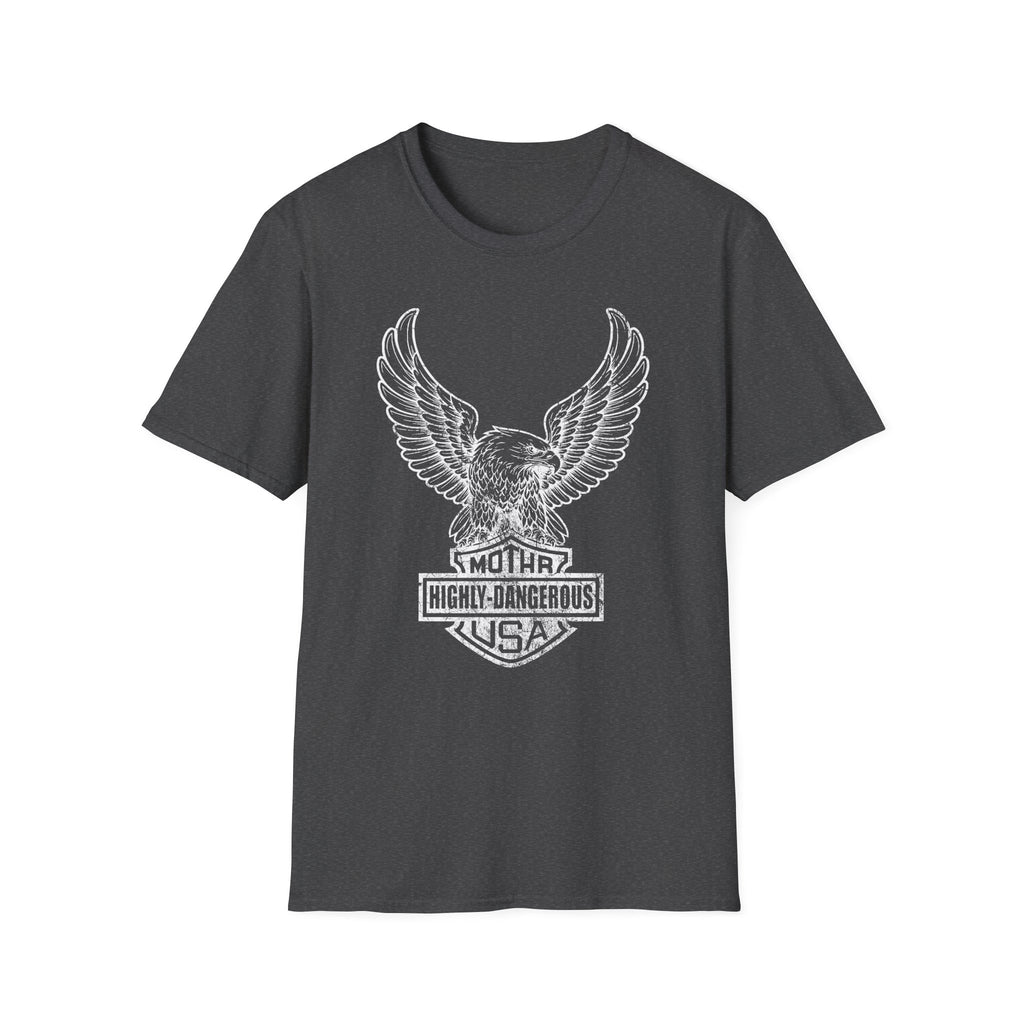 Dangerous Eagle Graphic Retro Gym T-Shirt