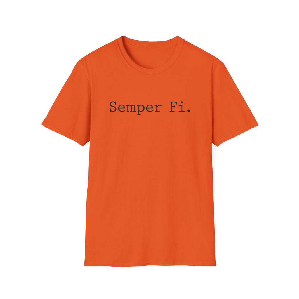 Semper Fidelis Typographic Vintage Gym T-Shirt