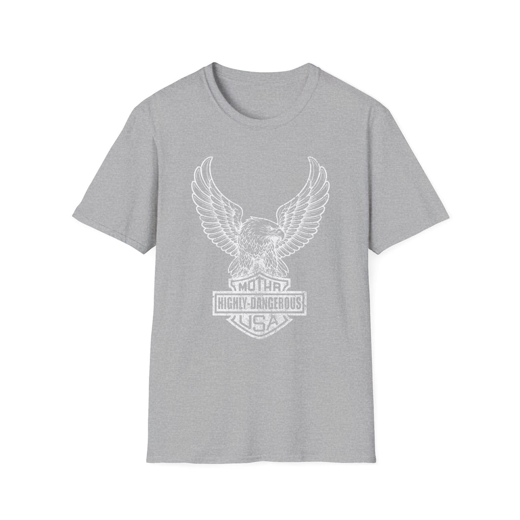 Dangerous Eagle Graphic Retro Gym T-Shirt
