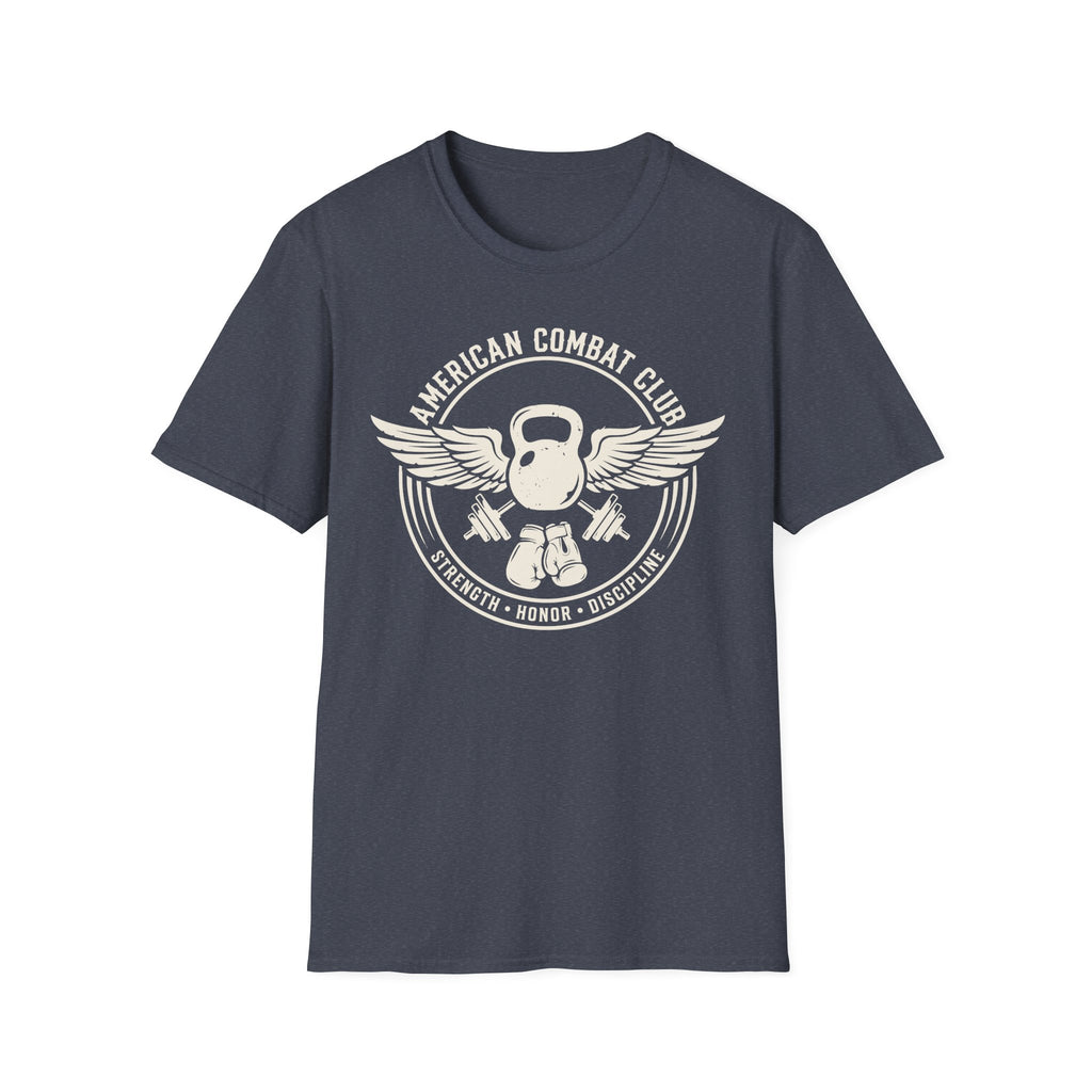 American Combat Club Gym Vintage Retro Gym T-Shirt