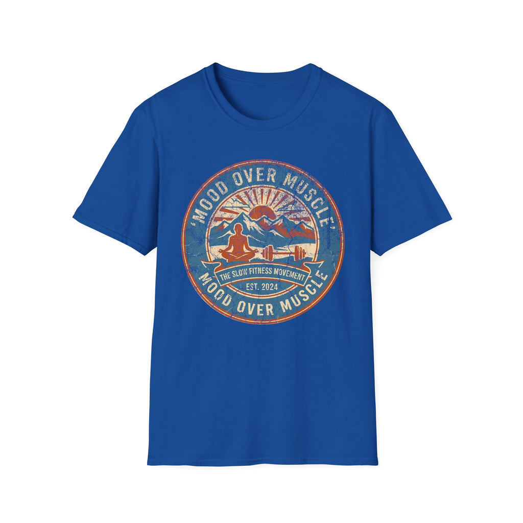 Mood Over Muscle Grunge Vintage Gym T-Shirt