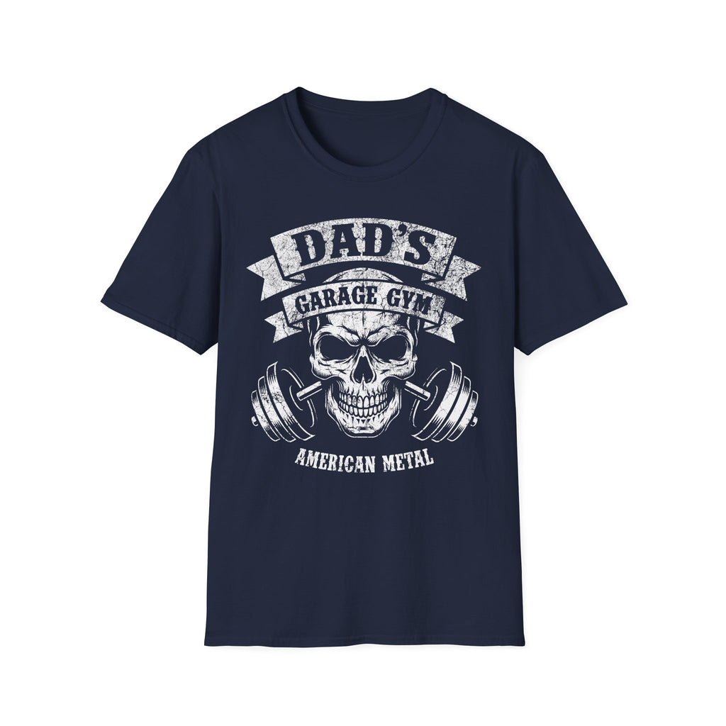 Dads Garage American Metal Graphic Vintage Gym Tee-Shirt