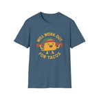 Taco Weightlifting Mascot T-Shirt